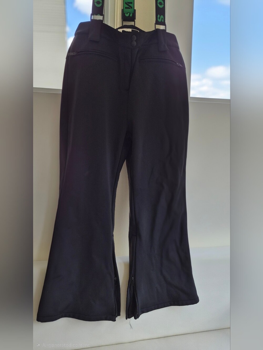 TopShop Sno - Women's Black, Flared Snow/Ski Pants, Size 12